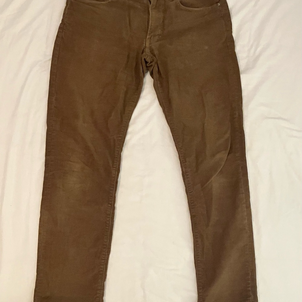 J. Crew Corduroy Pants in Brown